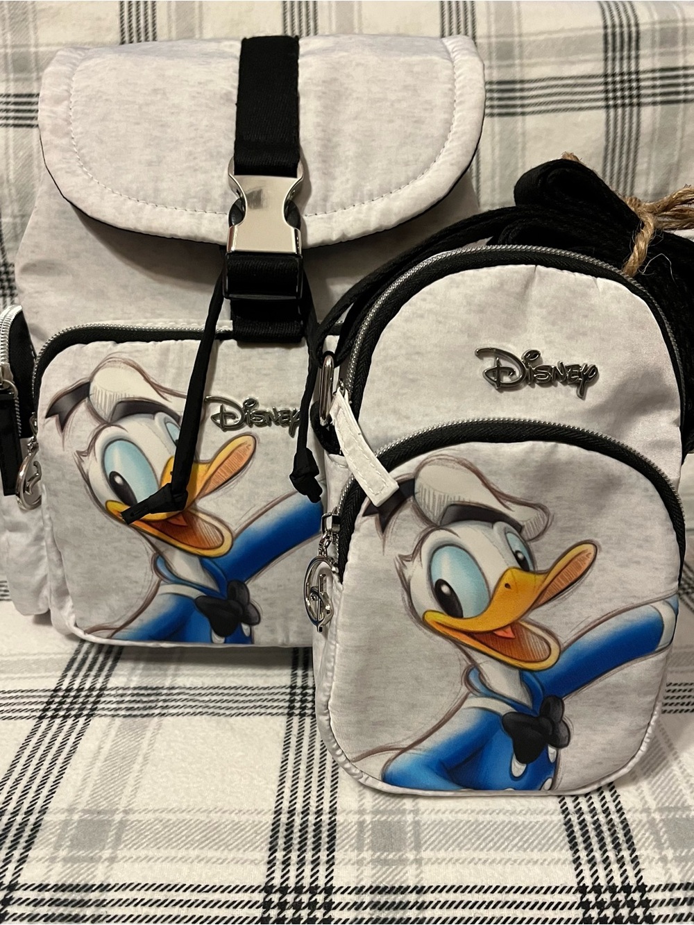 Disney Donald Duck Backpack Set - White, Blue & Yellow